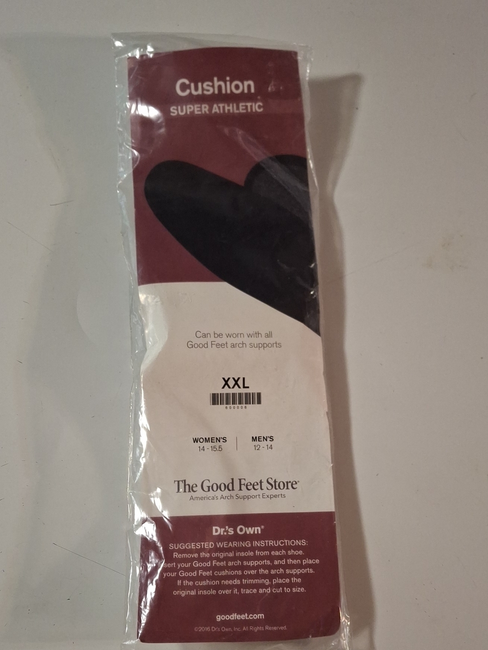 The Good Feet Store Cushion Super Athletic Insole  - XXL